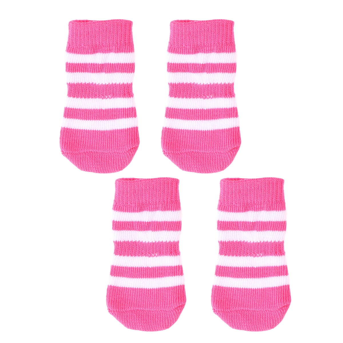 

4PCS Anti Cotton Pet Socks Soft Knitting Ankle Socks for Small Dogs Puppy Keep Clean No Warm Gift for Dog