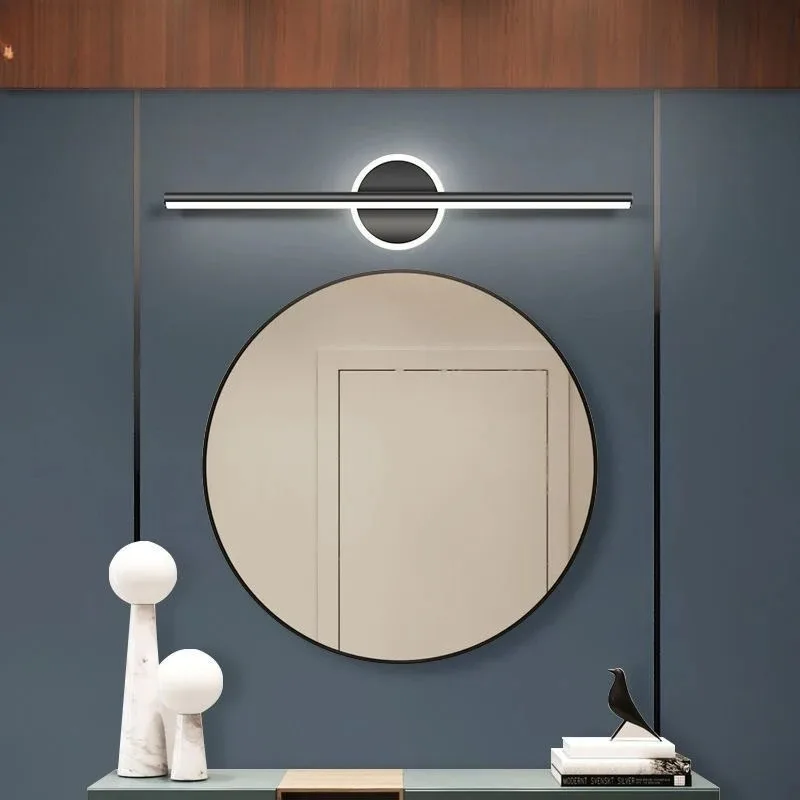 

Modern Wall Lamp Mirror Dresser Bathroom Toilet Long Strip Lamps Wall Sconce Decorative Home Fixture Lustre Corridor Coffee Shop
