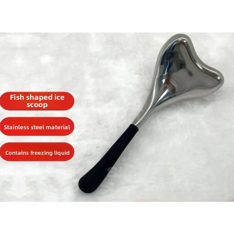 Fishtail Ice Wave Spoon, Ice on Face, Eye Massage, Small Ice Hammer
