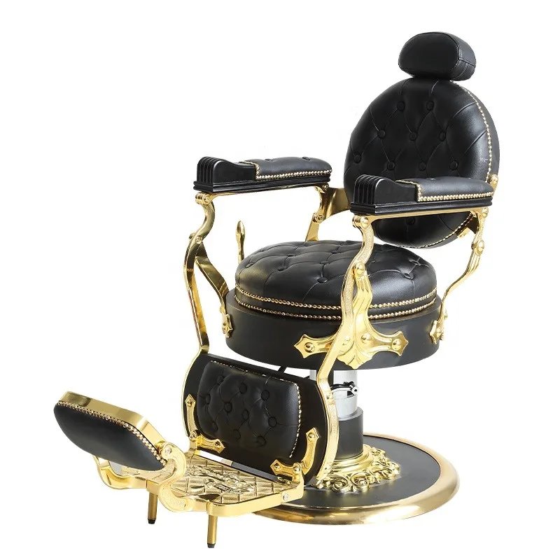 Modern Barber Chair Heavy Duty Electric Barber Chair for Men Salon Furniture Luxury Barber Chair for Sale Second Hand