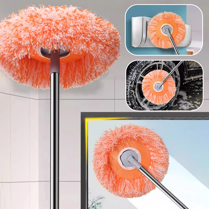 

Multi Functional Household Dust Mop Ceiling Dust Remover Floor Scrubber Window Cleaner Car Cleaning Tool Dry And Wet Dual-use ﻿