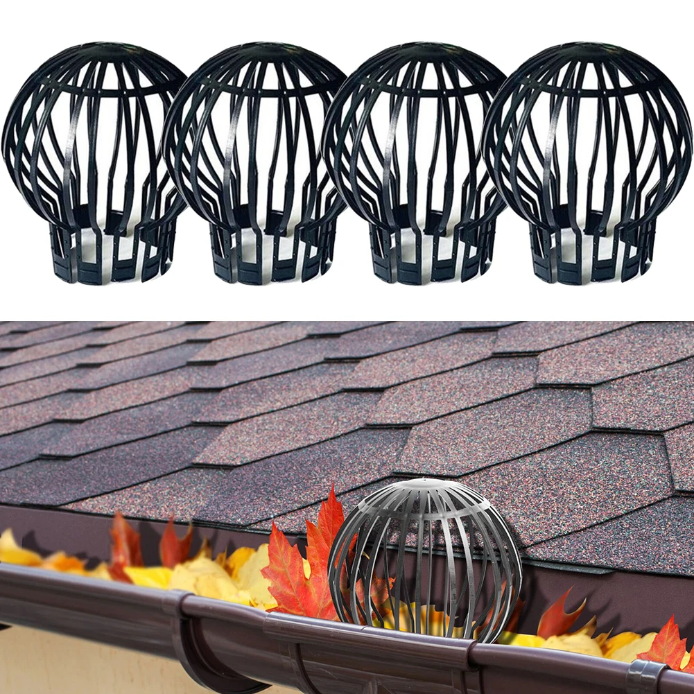 Flexible Downpipe Filter Plastic Roof Gutter Balloon Guard Filters Suitable For Most Household Downpipes Garden Protective Cover