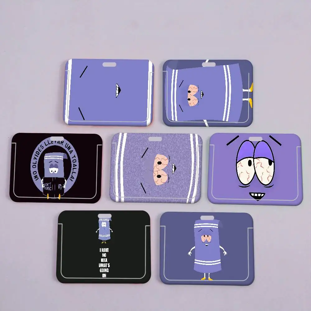 Tarjetero South Park Towelie para Tarjetas de Identificación de Personal, Pases de Trabajo y Suministros de Oficina