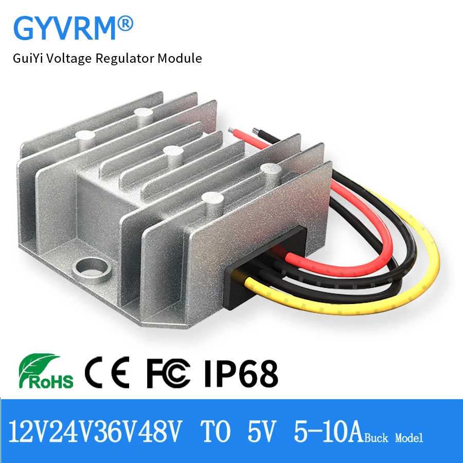 Convertitore di DC-DC 12/5V 50W 12V a 5V convertitore 36V 48V a 5V DC convertitore da 5A a 5A 6A 8A 10A modulo Step-down