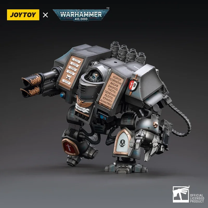 Stock Original JOYTOY WARHAMMER 40K Space Marines Grey Knights Venerable Dreadnought Robot Action Model Art Collection Toy Gift