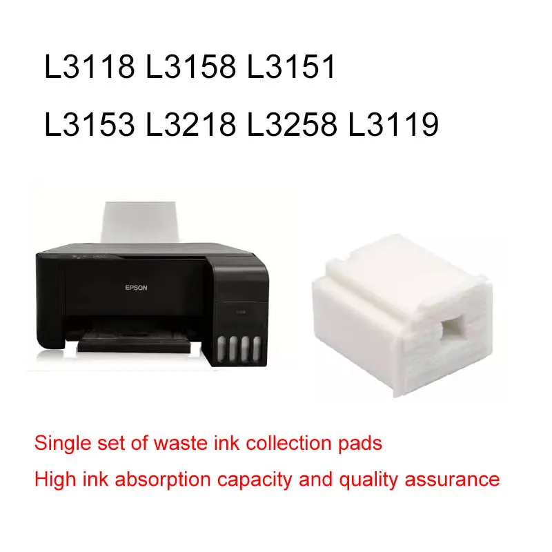 

1PC Waste Ink Bin Suitable for EPSON L3118 waste ink pad L3158 L3151 L3153 L3218 L3258 L3119 waste ink bin maintenance box