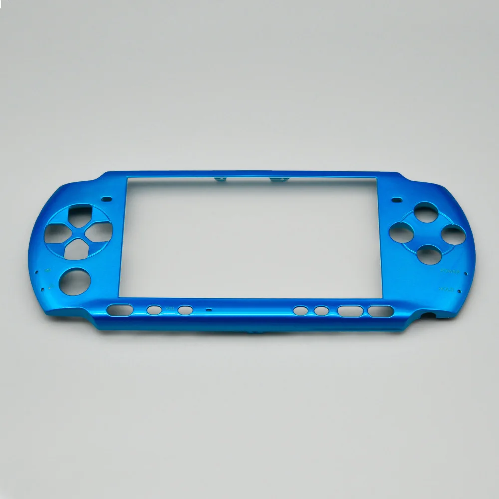 Голубой для PSP 3000 запасные части сменный корпус Корпус Лицевая панель Передняя Нижняя крышка чехол с полными кнопками комплекты аксессуаров