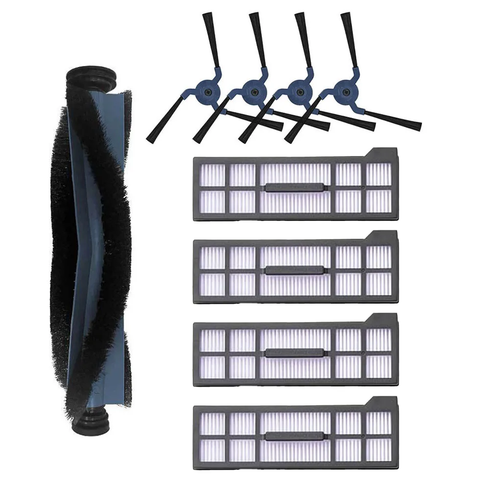 Essential 9 Pack Accessories for eufy X10 and For Pro Robot Vacuum Cleaner Includes Main Brush Filters & Mop Pads