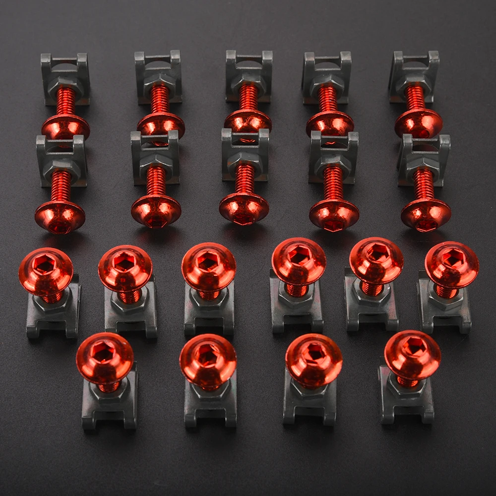 For Kawasaki EX650 R NINJA GPZ 1100 900R 500S/EX500/R 500R Motorcycle Fairing Bolts Nuts Kit Body Fastener Clips Screw Car Nuts view 2