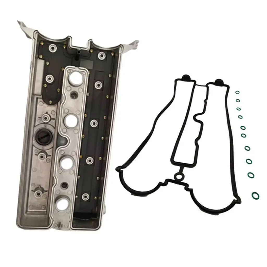 Engine Cylinder Head Valve Cover Chrome Finish Replacement Accessory for Chevrolet Opel Vectra 92062396 90501942 view 3