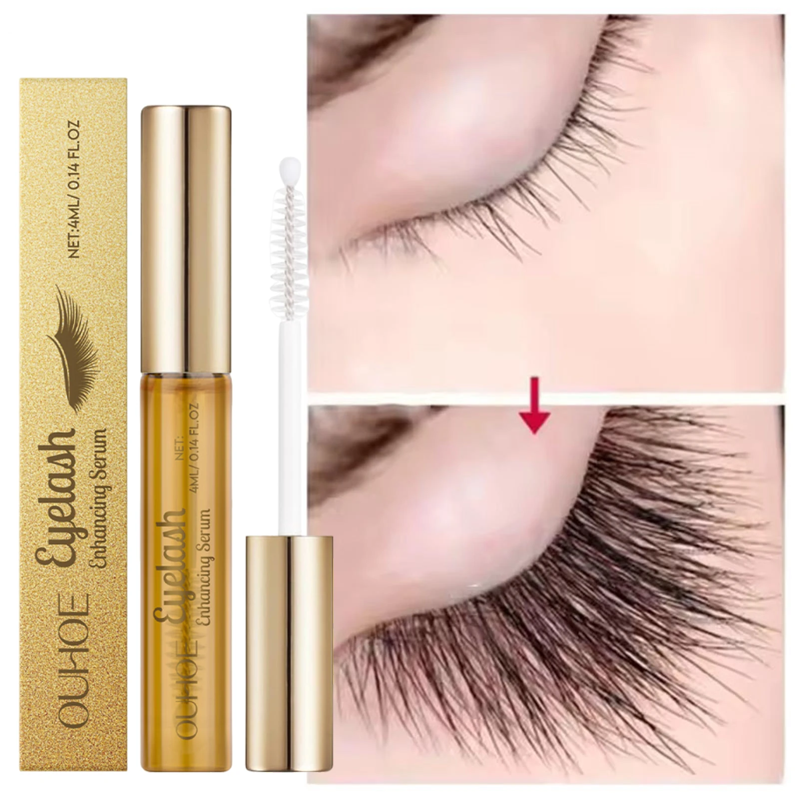 Natural Eyelash Growth Serum 7 วันEyelash Enhancer Longer Liquid FullerหนาCurling Lash Treatment Eye Careผลิตภัณฑ์แต่งหน้า