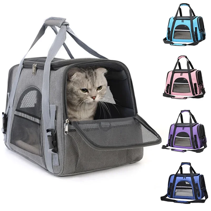 

Portable Dog Cat Carrier Bag Pet Puppy Travel Bags Breathable Mesh Small Dog Cat Dogs Outdoor Tent Carrier Outgoing Pets Handbag