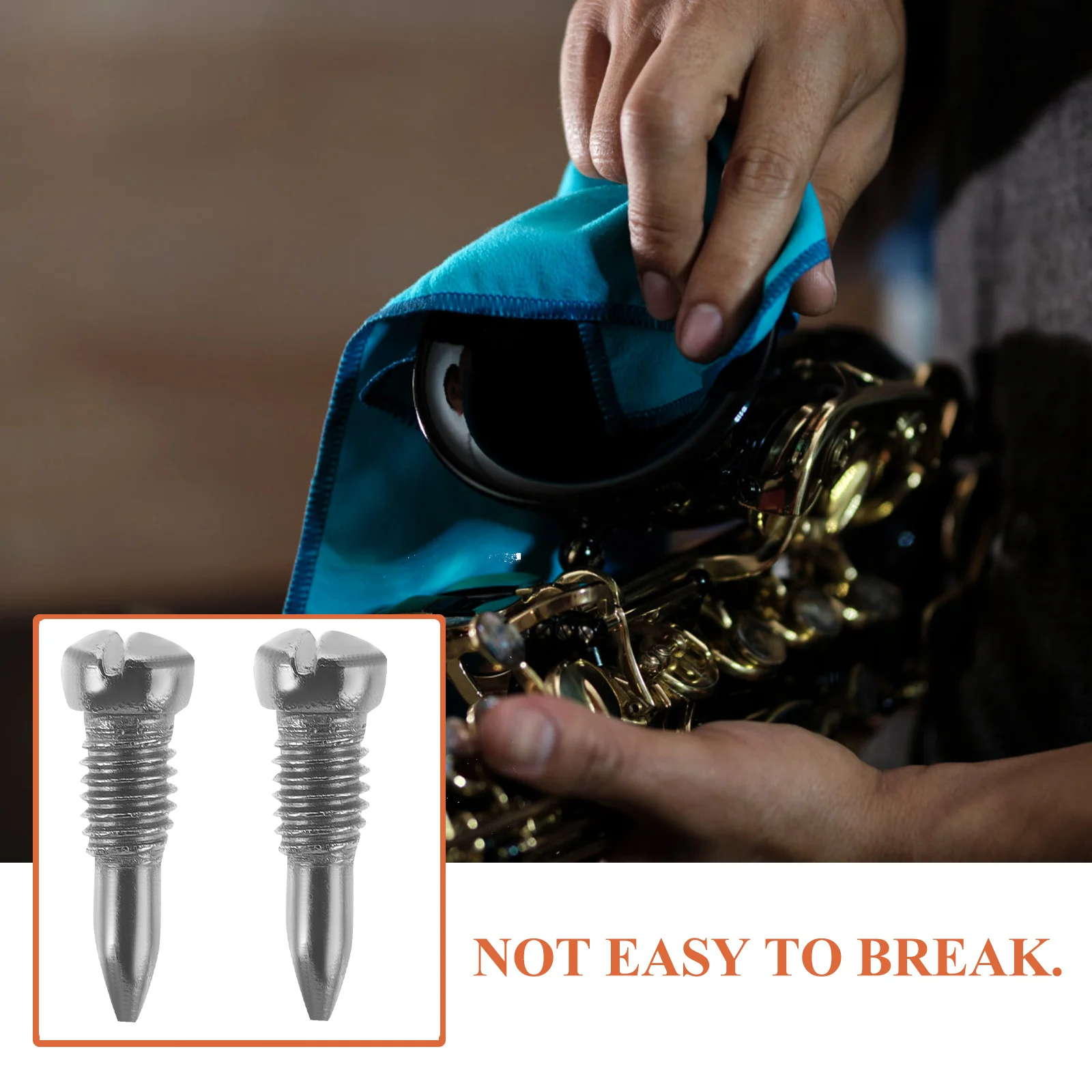 

30Pcs Alto Sax Metal Rat-Tail Screws Durable Saxophone Repair Replacement Fixing Maintenance Accessories Saxophone Accessories