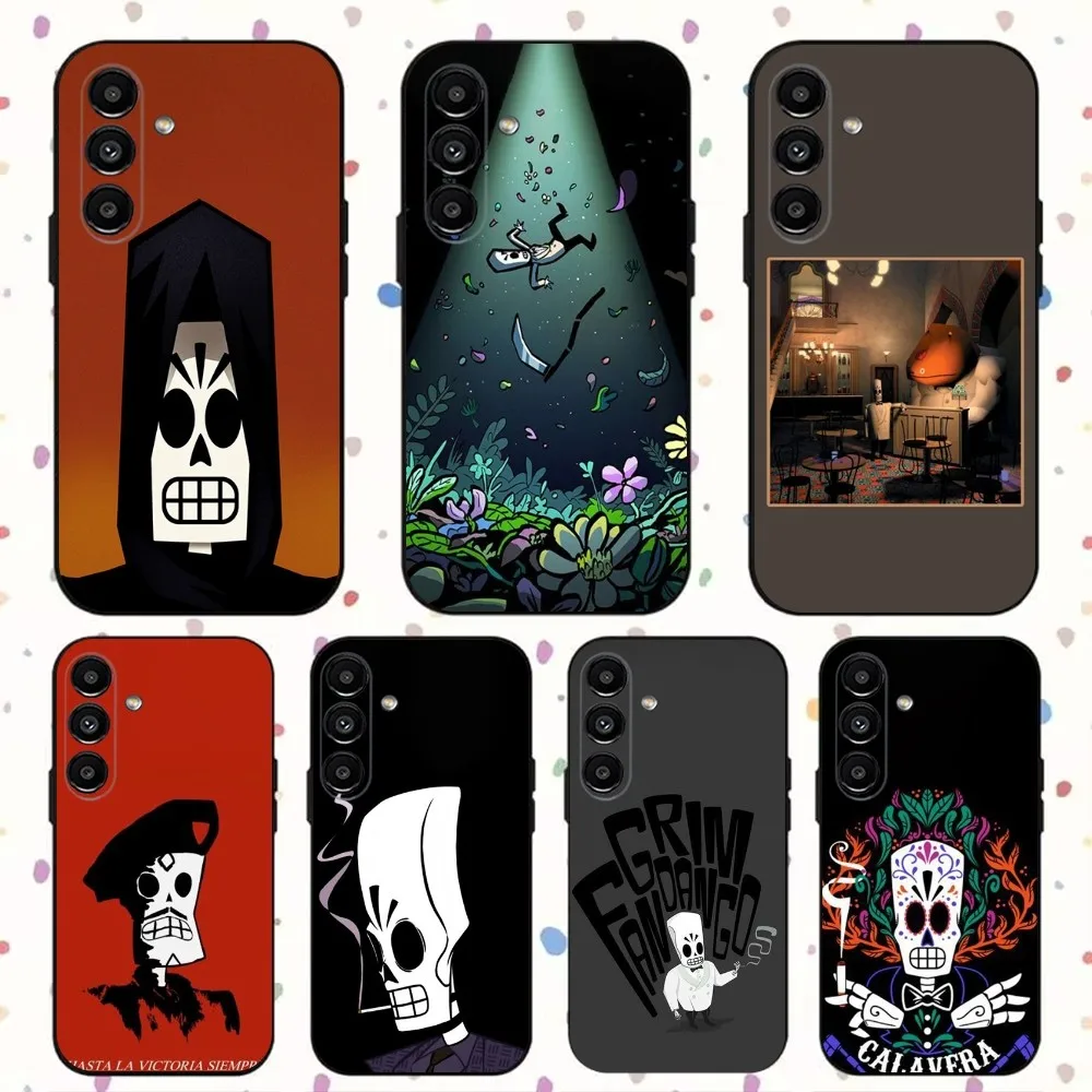 G-Grim Fandango Game  Phone Case For Samsung S24,S21,S22,S23,S30,Ultra,S20,Plus,Fe,Lite,Note,10,9,5G Black Soft Cover