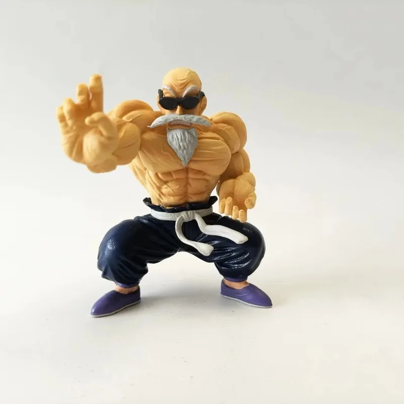 9 см Dragon Ball Master Roshi Аниме Фигурка Muscle Series Q Версия ПВХ Статуя Фигурка Модель Детские Куклы Рождественские Подарки