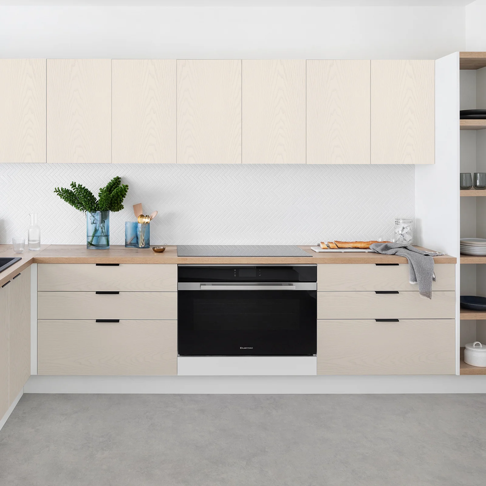 

1 Roll Matte Pure Color Wallpaper Thickened Waterproof Self-Adhesive Peel Stick For Home Furniture Decor Modern Wall Art Sticker