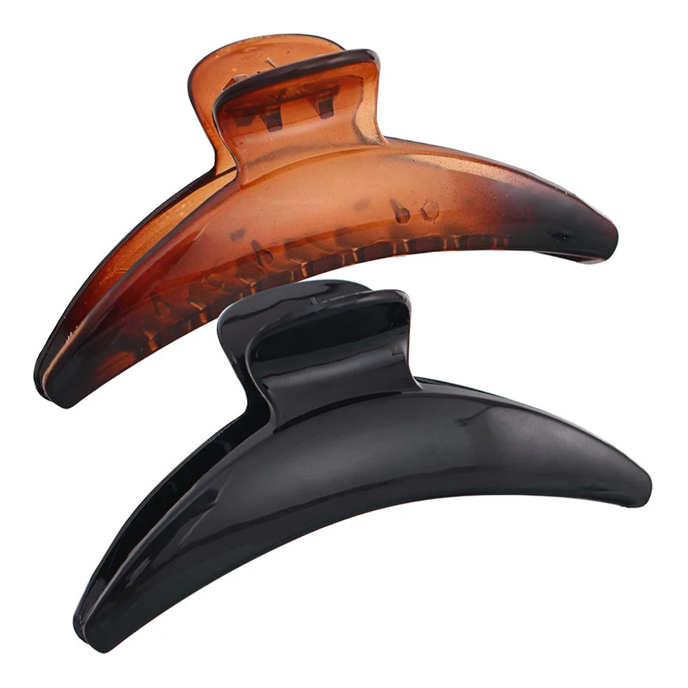 

2 Pcs Jaw Clip Hair Accessories Lightweight Plastic Smooth Surface Protect Hair Shower Home Woman Girl Decorative Exquisite