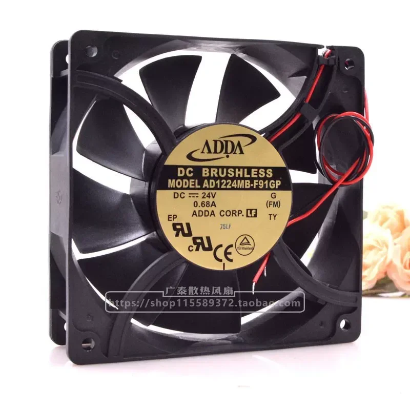 for Xiexi ADDA AD1224MB-F91GP 12038 24V 0.68A 12cm Large Air Volume Inverter Fan