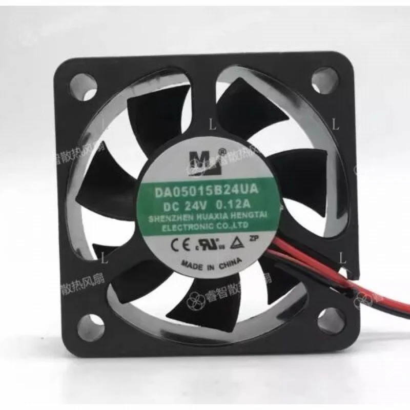 

L 1PCS DA05015B24UA 5015 DC24V 0.12A 5CM 2-wire Inverter Cooling Fan