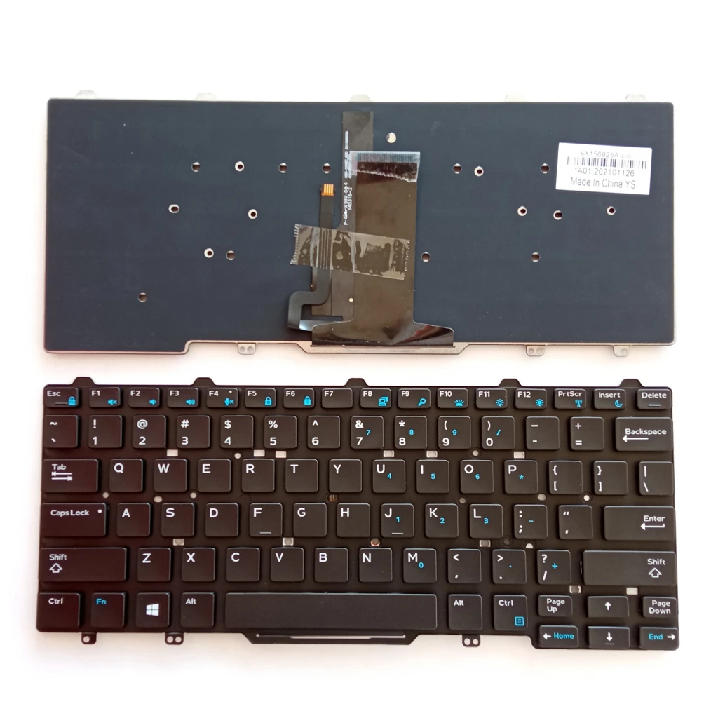 

US for Dell Latitude E7450 E5450 E7470 5470 3340 7480 E5480 Laptop Keyboard