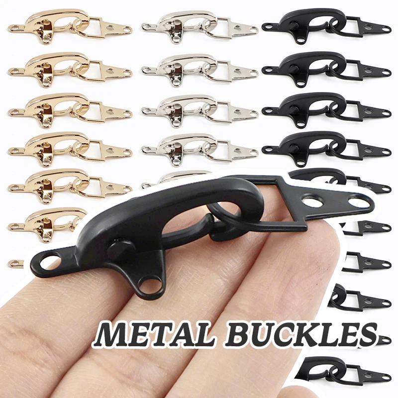

5Pc Meetee 4/5/6.5cm Lobster Clasp Metal Buckles Coat Belt Snap Hook Clothes Connect Rings Bag Strap Carabiner Clips Accessories