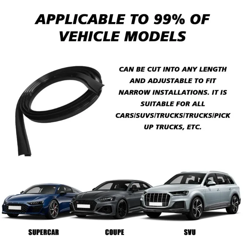 H-shaped Contour Automotive Windshield Sealing Strip