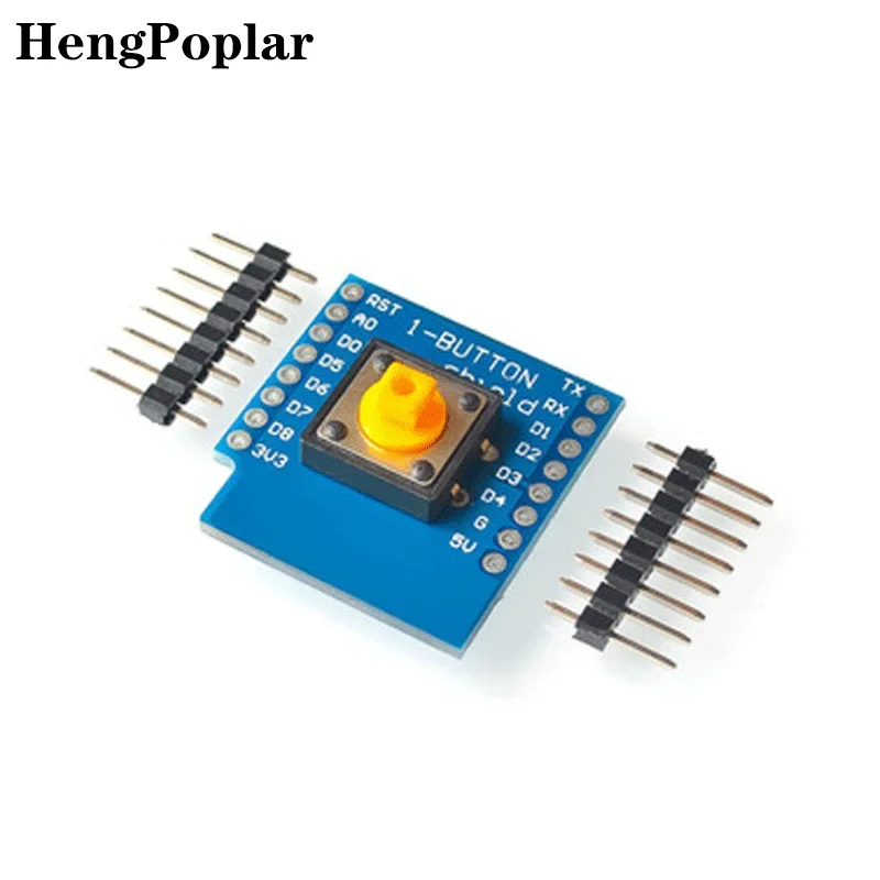 5 шт. одна кнопка щит для WeMos D1 Mini Button Wemos D1 миниатюрный кнопочный переключатель модуль со стандартными контактами