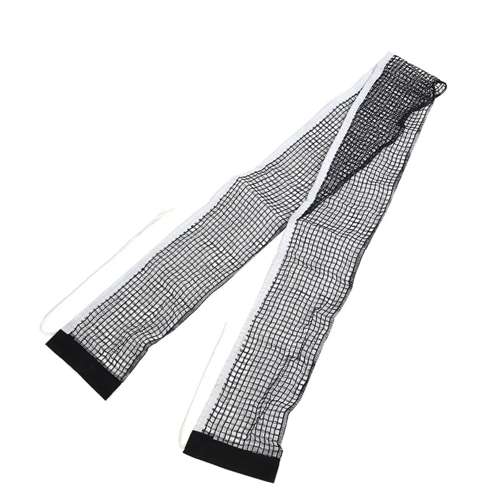 

Черная сетка для настольного тенниса, полиэстер, хлопок, 70,9 x 5,5 дюйма, аксессуары для настольного тенниса, аксессуары для пинг-понга, тренировочная практика