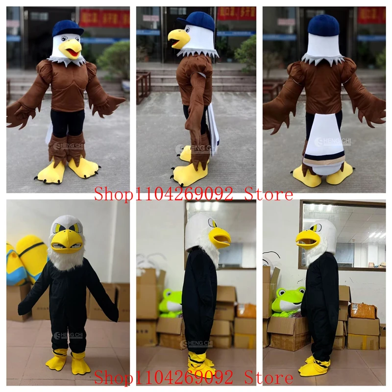 New Desige Eagle Mascot Costumer hawk Mascotter Cartoon Cosplay Costumer Birthday Party Event Advertising Suite Custom Name