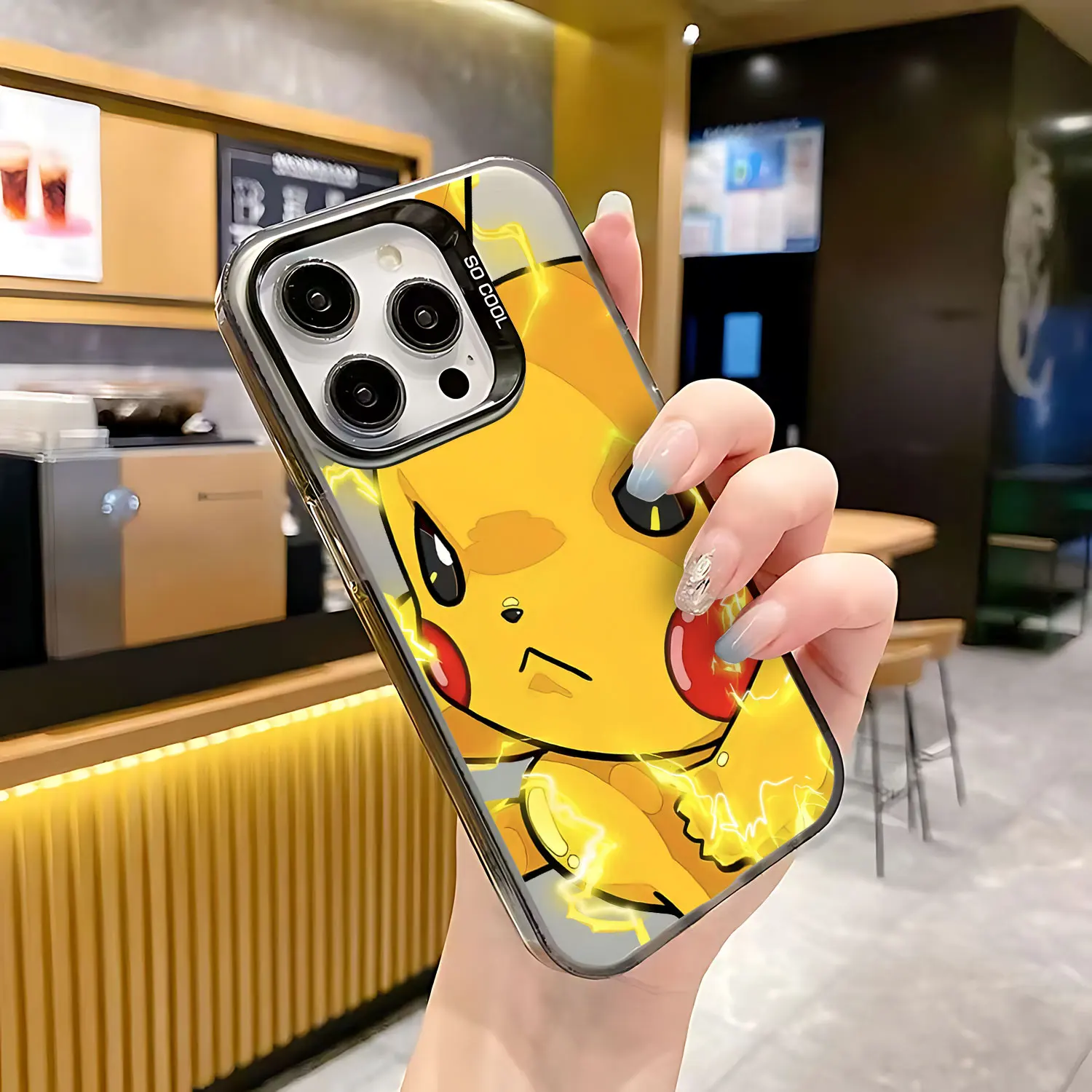 Anime Pokemons Gengar Pikachus Handy hülle für iPhone 15 14 13 12 11 Pro Max XR Xsmax 8 7 plus Süßigkeiten matt stoß feste Rückseite