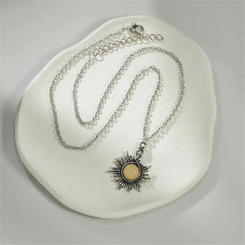 Sun Necklace Fashion Necklaces Stainless Steel Necklace Is Exquisite Not Easy To Break Sun Lucky Flossie Pendant Necklace