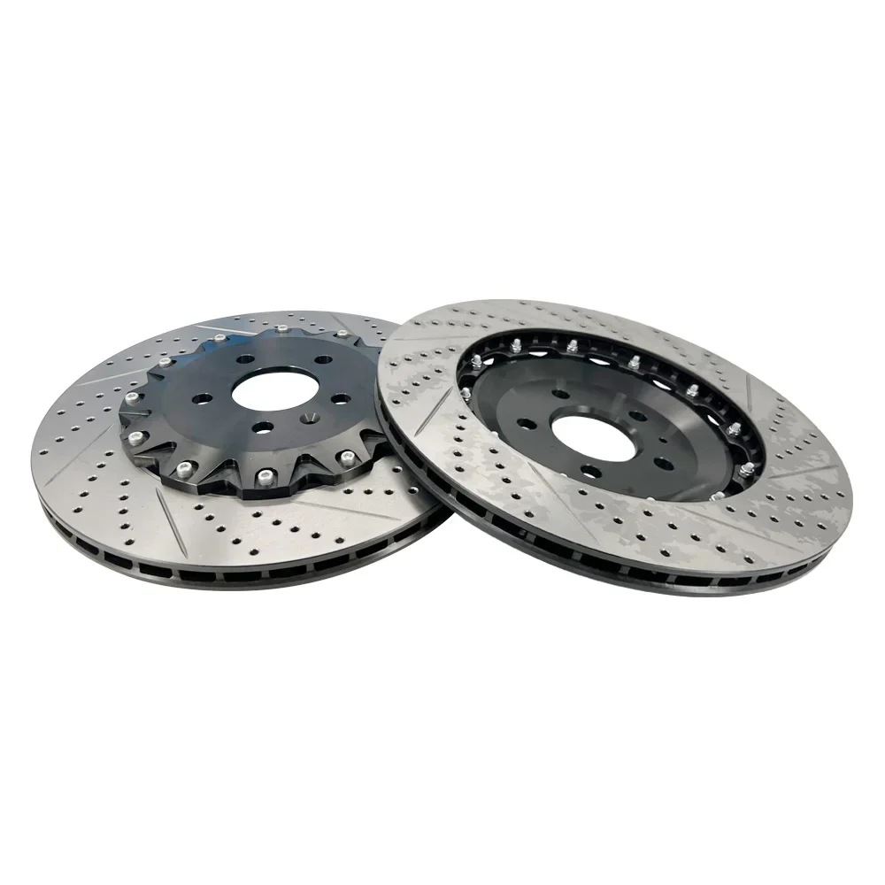 High Performance Parts Racing Brake Kit 2 Piece Big Floating Brake Disc For A8 S6 S7 A6 A7 4H0615601L 356*22mm