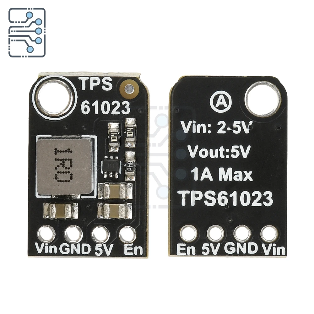 DC0.5 -5.5V Boost Module Board TPS61023 Mini Boost Module 5V 1A Boost Regulator Voltage Boost Module Protection Function