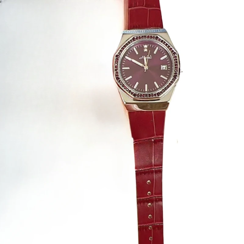 Nuevo reloj elegante de estilo retro para mujer, reloj de cuarzo resistente al agua automático con explosión clásica simple, regalo de cumpleaños