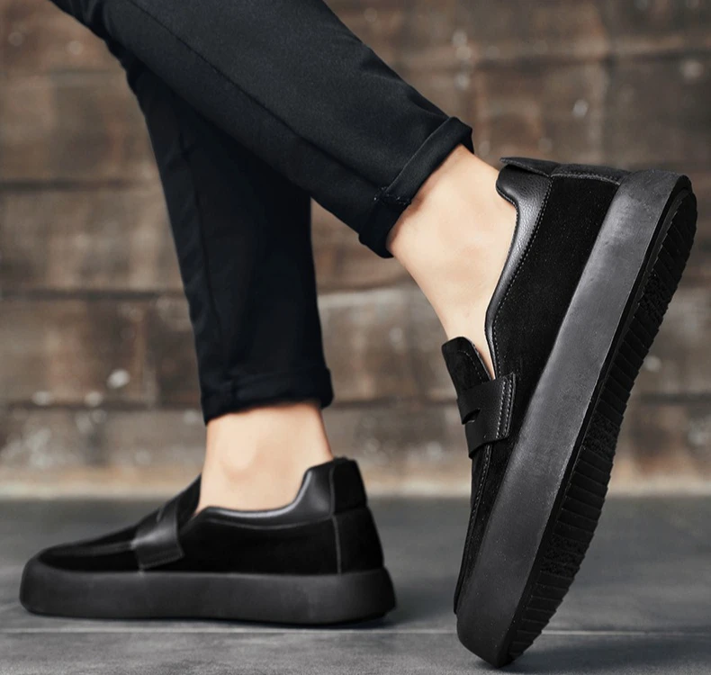 Neue Herbst Atmungsaktive Herren-Slipper-Set Modische Jugend-Freizeitschuhe Herrenschuhe – Detail 8