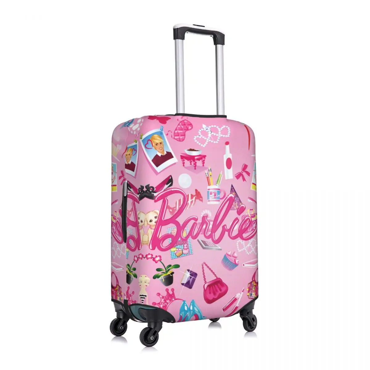 Juste de bagage Barbie personnalisée, housses de protection de valise, trempées, mode, 18-32"