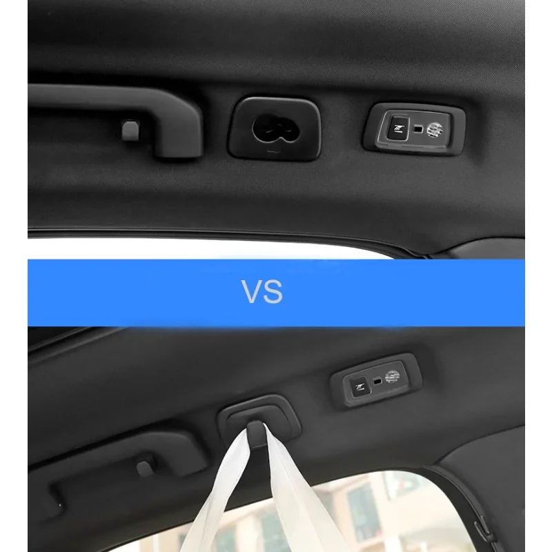 For Volvo XC40 XC60 18-20 For XC90 S90 V90 16-20 Car Hanger Hooks Rear Row Roof Hook 1 Pair Interior Accessories Stowing