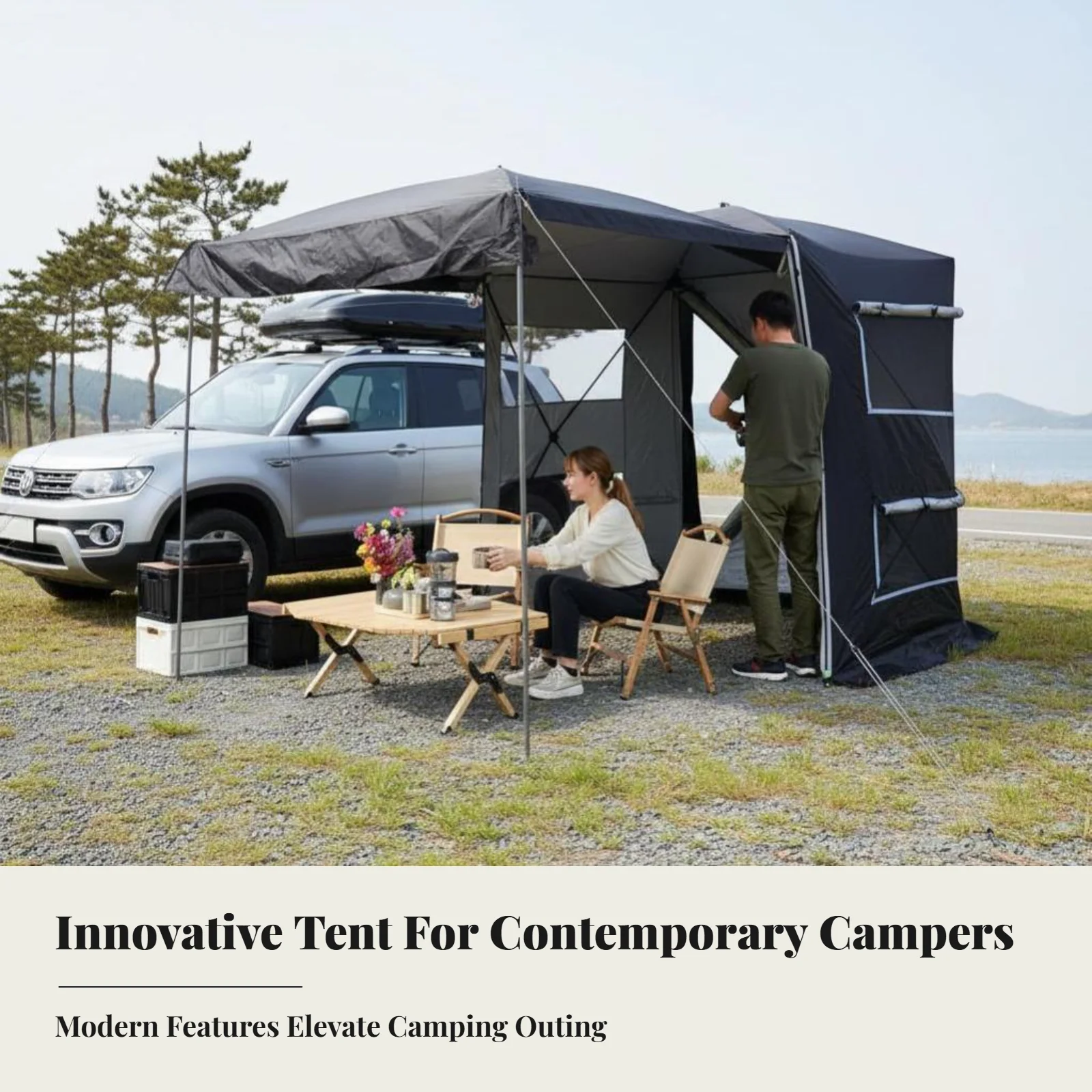 

Водонепроницаемый автомобильный тент для защиты от солнца на открытом воздухе