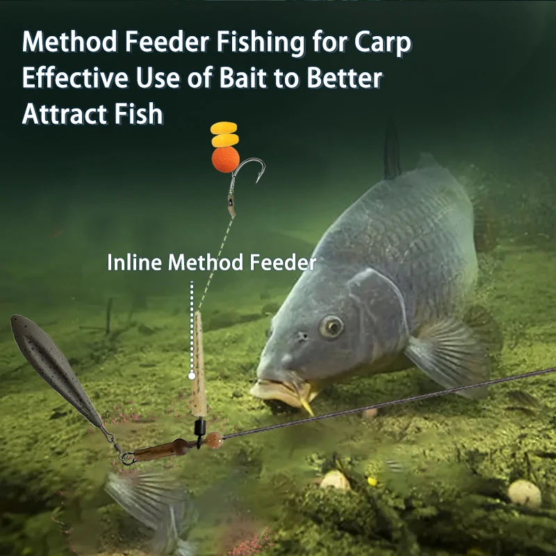 YOTO Euro Carp Fishing Helicopter Willow Lead Rig Kit (40g-120g) - مضاد للتمزق سريع التغيير مع حماية من الرصاص المفقود