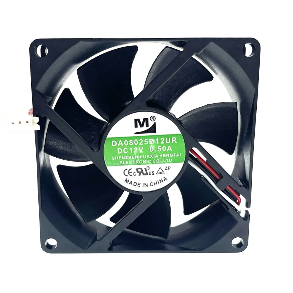 80 Mm Máy Chủ Quạt DA08025B12UR DC 12V 0.5A 80X80X25 Mm 3 Dây Máy Chủ Vuông quạt
