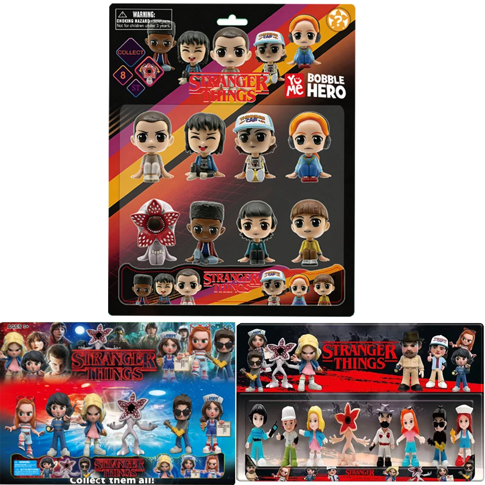 NEW many Styles Stranger Figure Eleven Dustin Barb Steve Demogorgon Action Fiqures Toy Birthday Gift Toy THINGS ﻿