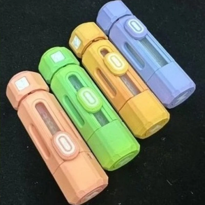 Mechanical Slider Fidget Spinner Roller Magnetic Push Card Ratchet Wheel Pushing Plate EDC Sensory AntiStress Relief Toy anxiety