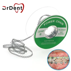 Drdent Orthodontic Random 1 Roll Dental Orthodontic Elastic Ultra Chain Rubber Braces Bands Continuous /Short/Long Dentistry