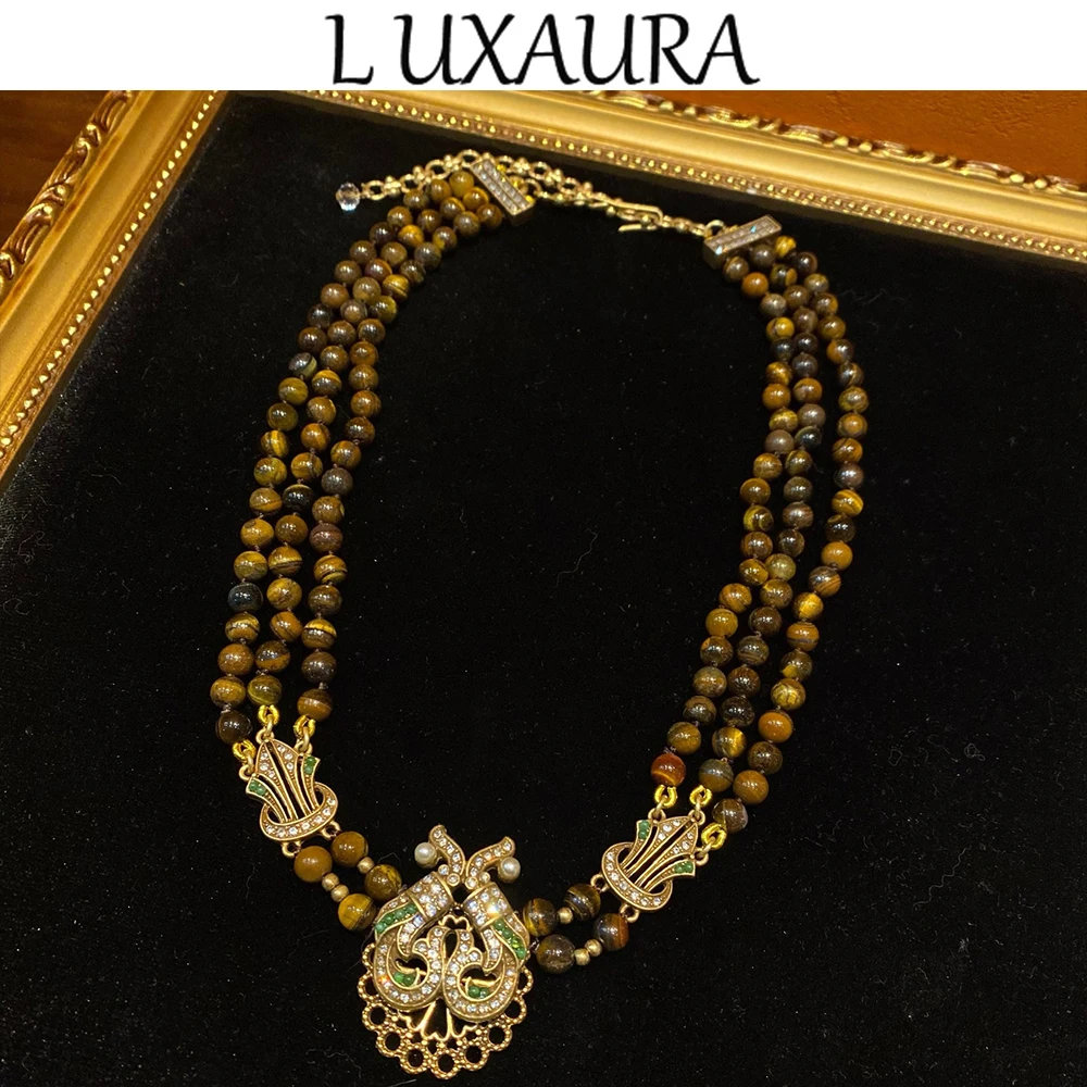 

Vintage fashion classic copper plated 18K golden owl design paired with bohemian women's jewelry necklace