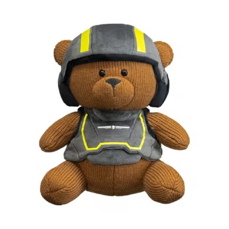 Neues Helldivers 2 Plüschtier Bär Stoffpuppe Weiche Gestrickte Actionfigur Sammlerstück Heim- und Schreibtischdekoration Spielzeug