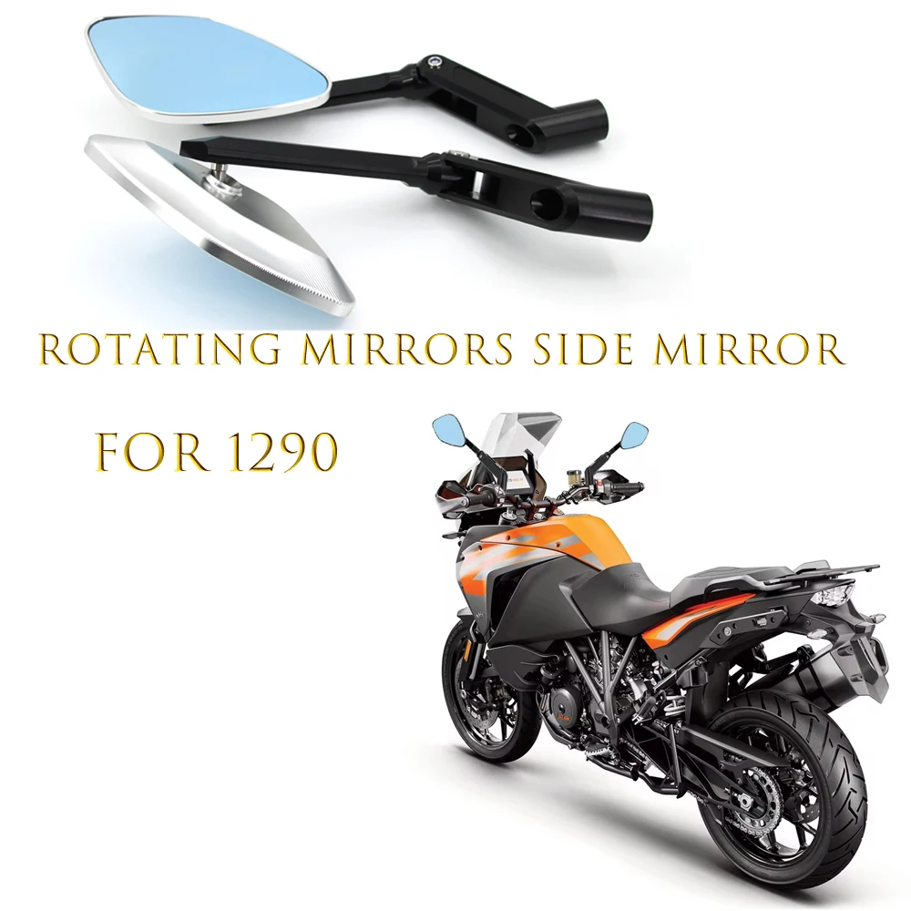 For 1290 Super Adventure R 2020 Motorcycle Foldable Mirror Rearview Mirror Rotating Mirrors Side Mirror CNC Aluminum Accessories