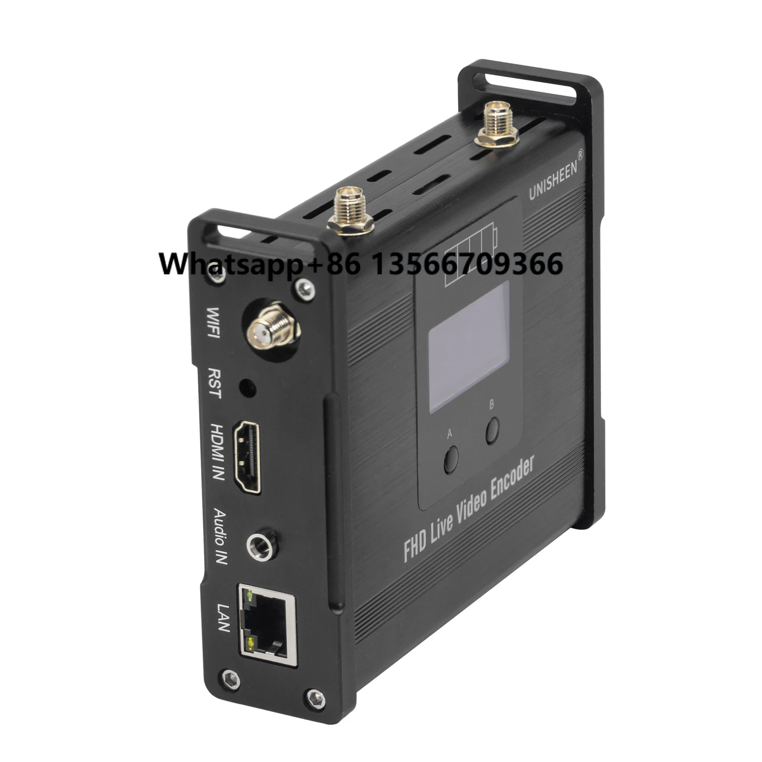 

H.264 H.265 WIFI Transmitter Ip Rtmps Live Broadcast Wireless SRT RTSP SRT 4G LTE HDMI Video Capture Box Encoder Streaming