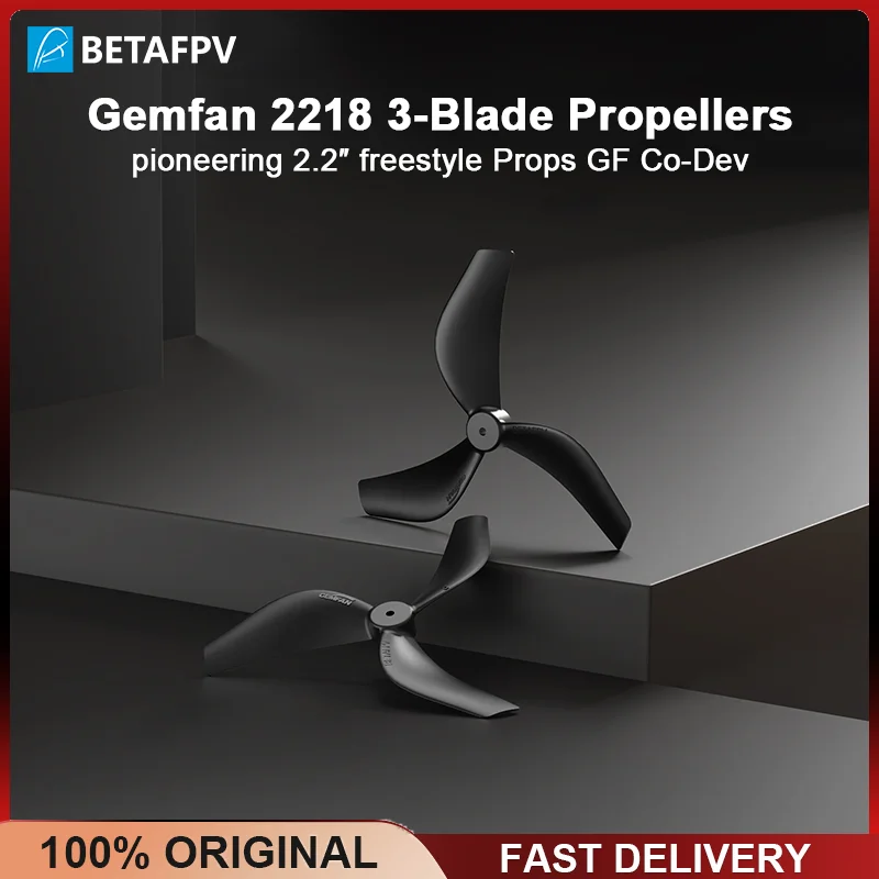 BETAFPV Gemfan 2218 3-Blades Propellers 1.5mm Shaft Hole CW CCW Props for Pavo20 Pro Brushless Whoop Quadcopter