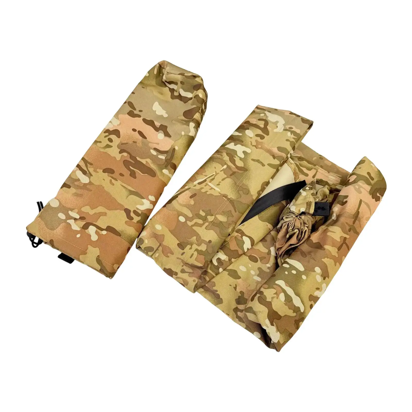 كرسي تخييم مموه، مدمج مع حقيبة تخزين، مقعد أرجوحة، مقعد للتخييم على الشجرة، للسفر والصيد في الهواء الطلق #3