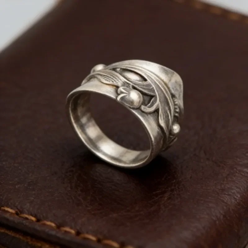 Korea Dongdaemun Irregular Wavy Curve Ring